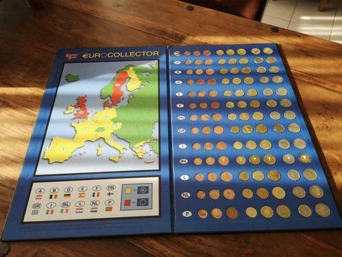 Eurocollector verzamelmap. 12 EU landen. 96 munten., Postzegels en Munten, Munten | Europa | Niet-Euromunten, Ophalen