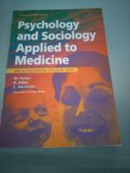 Psychology and Sociology applied to Medicine, Overige wetenschappen, Porter- Alder - Abraham, Zo goed als nieuw, Ophalen