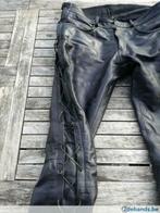 Lederen motobroek - maat 54, Motoren, Ophalen