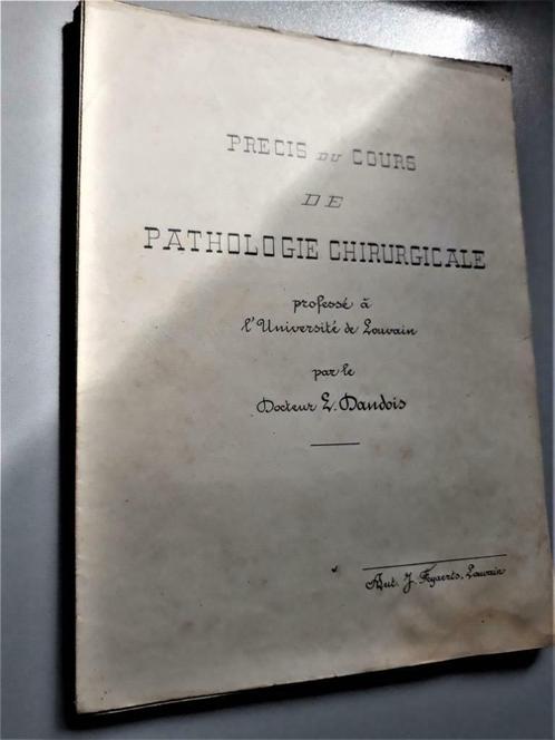 CHIRURGIE PRECIS DU COURS DE PATHOLOGY, Livres, Science, Enlèvement ou Envoi