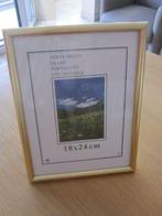 1 kader met glas 18 cm x 24 cm koper/goudkleurige boord, Huis en Inrichting, Ophalen