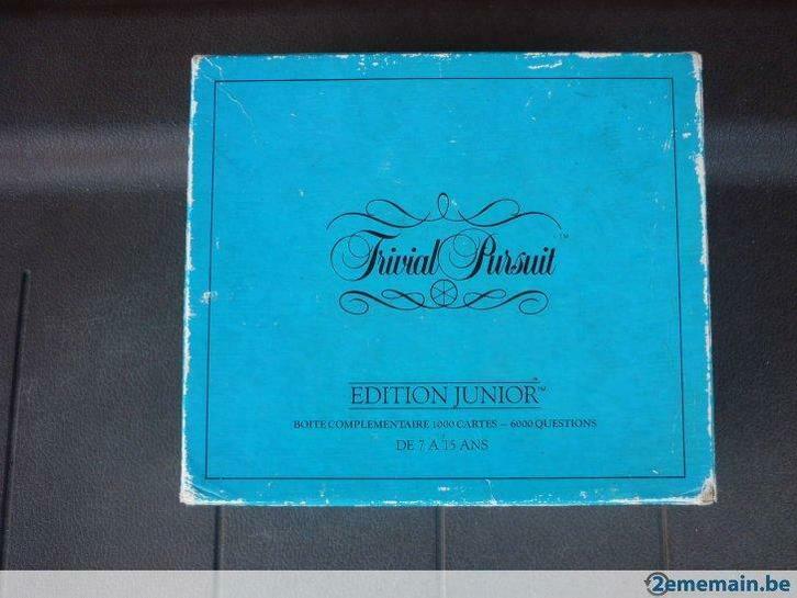 Jeu de société - Trivial Pursuit Junior Recharge, Hobby en Vrije tijd, Gezelschapsspellen | Overige, Gebruikt, Een of twee spelers