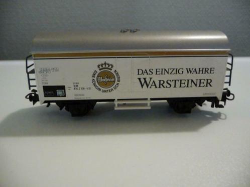 4417.10 MÄRKLIN–Bierwagen "Warsteiner"/Wagon biere "Warstein, Hobby en Vrije tijd, Modeltreinen | H0, Zo goed als nieuw, Wagon