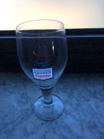 Oude Bierglazen 6 stuks van Dortmunder, Verzamelen, Ophalen of Verzenden, Zo goed als nieuw, Bierglas