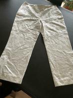 Nieuwe witte broek met bloemmotief 42, Nieuw, SIXTH SENSE, Lang, Maat 42/44 (L)