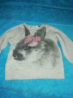 Grijze sweater met glinstertjes maat 104, Meisje, Gebruikt, Ophalen of Verzenden, Shirt of Longsleeve
