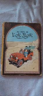 Au pays de l or noir tintin 1950 b4, Boeken, Ophalen of Verzenden