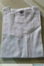 2 x Petit Bateau witte onderhemden, Nieuw, Petit Bateau, Ondergoed, Jongen of Meisje