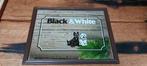 Authentieke reclamespiegel Black & White whisky, Verzamelen, Ophalen of Verzenden, Zo goed als nieuw, Reclamebord