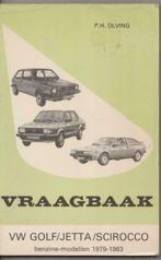 Manuel Vraagbaak VW Golf - Jetta - Scirocco 1979-1983, Autos : Divers, Enlèvement ou Envoi