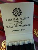 lucifer mapjes Canadian Pacific hotels, Verzenden, Nieuw, Luciferdoosjes of -merken