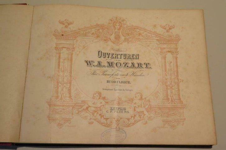 Muziekpartituren - piano vierhandig - ingebonden, Musique & Instruments, Partitions, Utilisé, Classique, Enlèvement