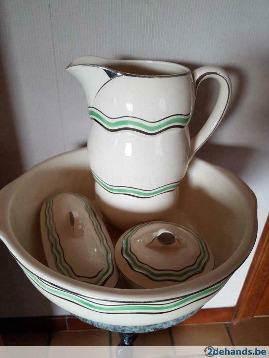 Boch La Louvière -  lampetset, Antiquités & Art, Antiquités | Céramique & Poterie