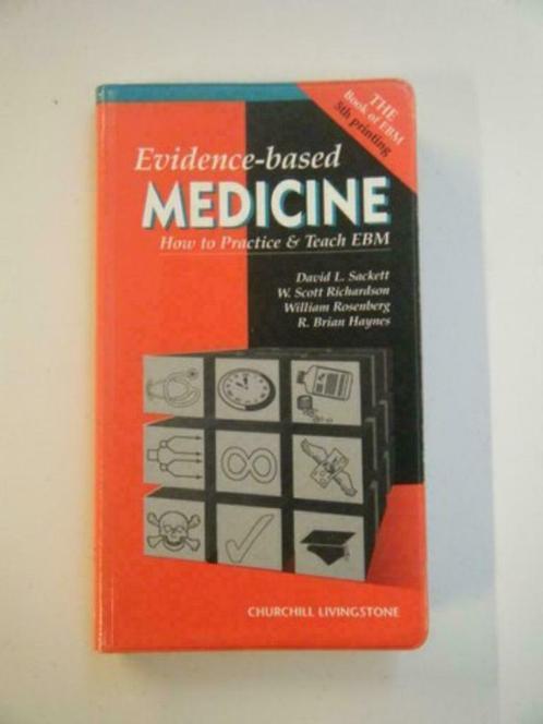 Evidence based medicine – Churchill Livingstone, Livres, Livres d'étude & Cours, Comme neuf, Ne s'applique pas, Enlèvement