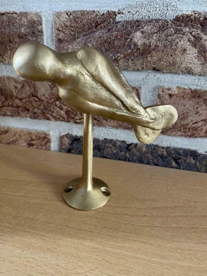 Mooie oude messing zwaluw, Antiek en Kunst, Antiek | Brons en Koper