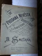 DIE VERKAUFTE BRAUT      B. Smetana, Musique & Instruments, Musiques & Instruments Autre, Pianopartituur, Utilisé, Enlèvement ou Envoi