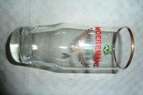 #L bier glas MOEREMANS anno 1831 Brij Moeremans - Anderlecht, Verzamelen, Glas en Drinkglazen, Nieuw, Bierglas, Ophalen of Verzenden