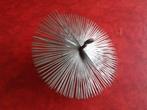 Hérisson rond acier spécial cheminée 25 X 25 cm, Maison & Meubles, Enlèvement ou Envoi, Utilisé, Autres types