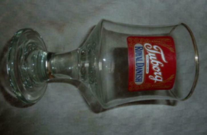 #N Bier glas TUBORG ROYAL DANISH Extra Strong Beer, Collections, Verres & Petits Verres, Neuf, Verre à bière, Enlèvement ou Envoi