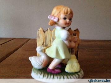 figurine opaline "fait main" V.A.B. Boussu véritable, Enlèvement ou Envoi, Utilisé