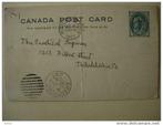 CANADA pre Paid Card to Philadelphia sep 16 1902, Postzegels en Munten, Ophalen of Verzenden, Noord-Amerika, Gestempeld