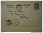 CANADA pre Paid Card to Philadelphia sep 16 1902, Postzegels en Munten, Ophalen of Verzenden, Gestempeld, Noord-Amerika