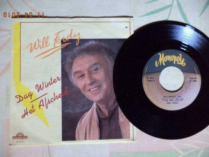 Single: Will FERDY: ''Dag winter - Het afscheid''. 1986., CD & DVD, Vinyles | Compilations, Enlèvement ou Envoi