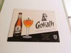 Goliath reclamebord hard karton, Overige merken, Reclamebord, Plaat of Schild, Gebruikt, Ophalen of Verzenden