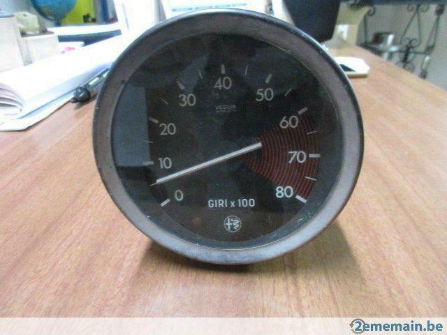 Rev counter Alfa Romeo 1750 Berlina, Auto-onderdelen, Dashboard en Schakelaars, Alfa Romeo, Gebruikt, Ophalen of Verzenden