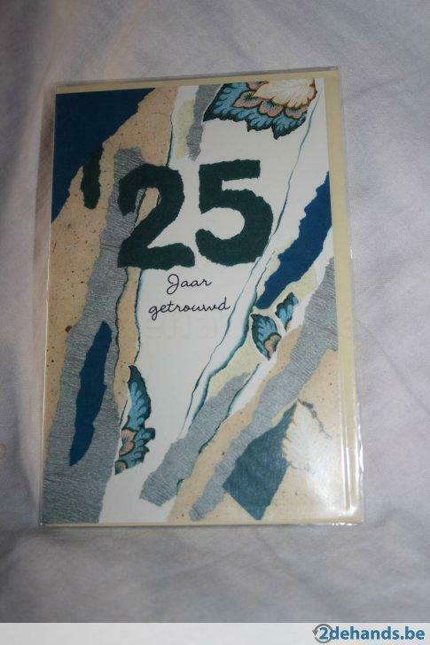 Nieuw  !  Hallmark kaarten (25 jaar getrouwd) met envelop, Verzamelen, Overige Verzamelen, Nieuw, Ophalen of Verzenden
