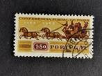 Portugal 1963 - postkoets met paarden, Verzenden, Gestempeld, Portugal