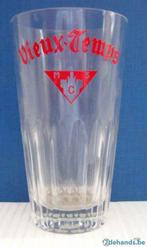 Bier brouwerij glas Vieux temps zonder tekst Mont-Saint-Guib, Verzamelen, Ophalen of Verzenden, Gebruikt