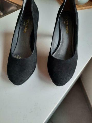 Talons chaussures pour dames noirtalons. chaussures, Coco Bella, Comme neuf, Enlèvement, Noir