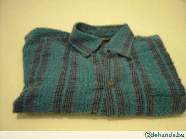 Ik zoek dit heel tof hemd van LFG !!!!, Kleding | Heren, T-shirts, Gedragen, Maat 56/58 (XL), Blauw, Ophalen of Verzenden