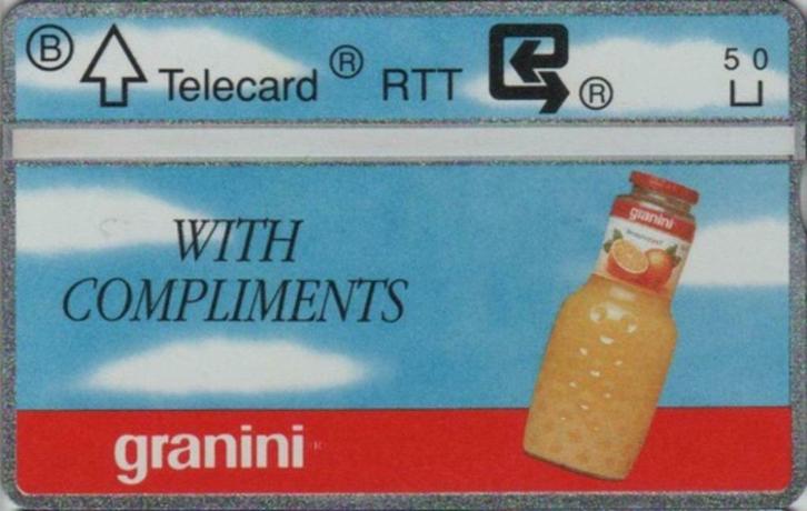 Télécarte Privée Belge P261 Granini, Verzamelen, Telefoonkaarten, Ophalen of Verzenden
