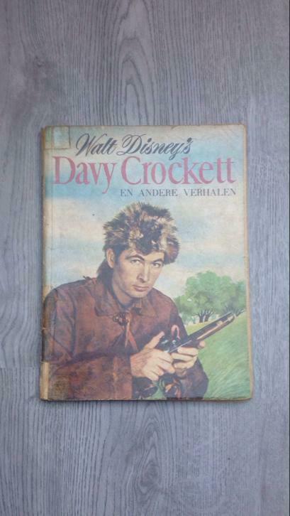 Walt Disney's Davy Crockett e.a.verhalen/sc/1e druk/1957, Boeken, Stripverhalen, Gelezen, Eén stripboek, Ophalen of Verzenden