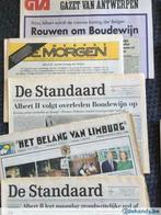 pakket kranten overlijden Boudewijn, Nieuw, Ophalen