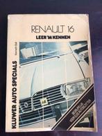 Renault 16 Kluwer auto specials ISBN 90 2010 877 8, Enlèvement ou Envoi