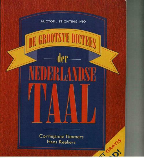De grootste dictees der nederlandse taal Hans Reekers +CD, Boeken, Literatuur, Zo goed als nieuw, Ophalen of Verzenden