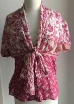 100% zijde blouse van D&G - Dolce & Gabbana ., Maat 38/40 (M), Roze, Zo goed als nieuw, Ophalen