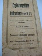 Kaart Oostfront Eerste Wereldoorlog, Ophalen, Overige soorten, Foto of Poster