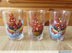 3 superbes verres Walibi motifs d'attractions de collection, Utilisé