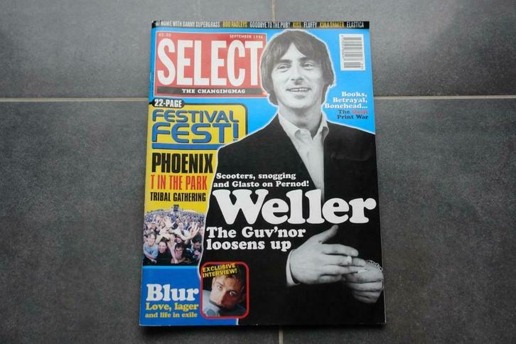 Magazine Select met Kiss Sept. 1996, 3 pagina's Kiss, Boeken, Tijdschriften en Kranten, Ophalen of Verzenden