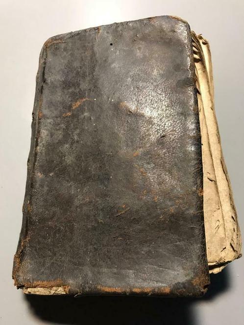 Fransche en Nederduytsche Grammaire en Samenspraeken ca 1830, Antiek en Kunst, Curiosa en Brocante, Ophalen