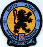 Patch NATO AWACS SQN 2   ( N44 ), Verzamelen, Embleem of Badge, Luchtmacht, Ophalen of Verzenden
