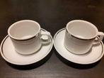 2 vintage espresso kopjes met schotel, Huis en Inrichting, Keuken | Servies, Ophalen, Zo goed als nieuw