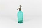Blauwe glazen Seltzerfles, Antiek en Kunst, Ophalen of Verzenden