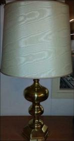2  LAMPEN OP KOPEREN VOET, Ophalen of Verzenden, Koper