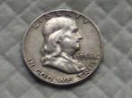 1/2 dollar "Franklin Half Dollar" 1956 (138), Postzegels en Munten, Ophalen of Verzenden, Noord-Amerika, Losse munt, Zilver