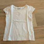 T-shirt uni blanc de chez Okaidi taille 104, Meisje, Gebruikt, Overhemd of Blouse